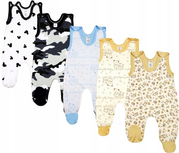 ŚPIOSZKI bawełniane 5 PAK chłopięce