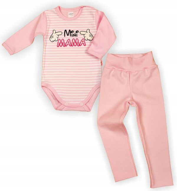 KOMPLET Body Napisy+Legginsy MINI