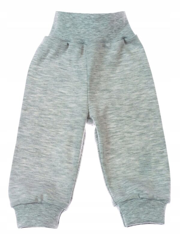 Spodnie bawełniane kolor popiel