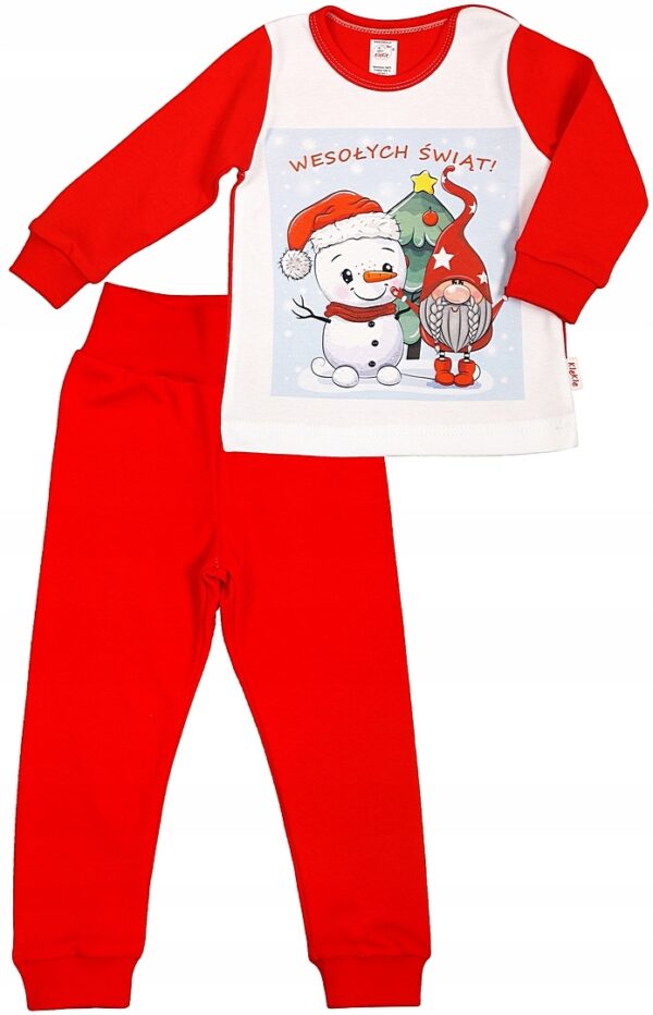 Piżama ŚWIĄTECZNA Bałwanek