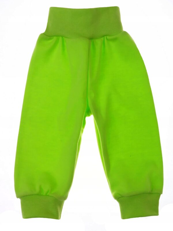 Spodnie bawełniane kolor zielony