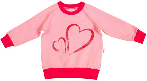 BLUZA Bluzka dresowa, SERCA