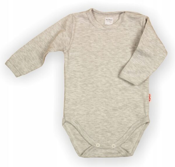 Body długi rękaw kolor popiel