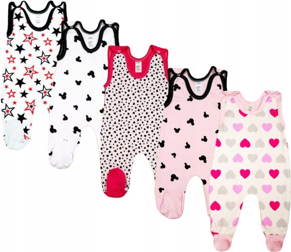 ŚPIOSZKI bawełniane 5 PAK dziewczęce