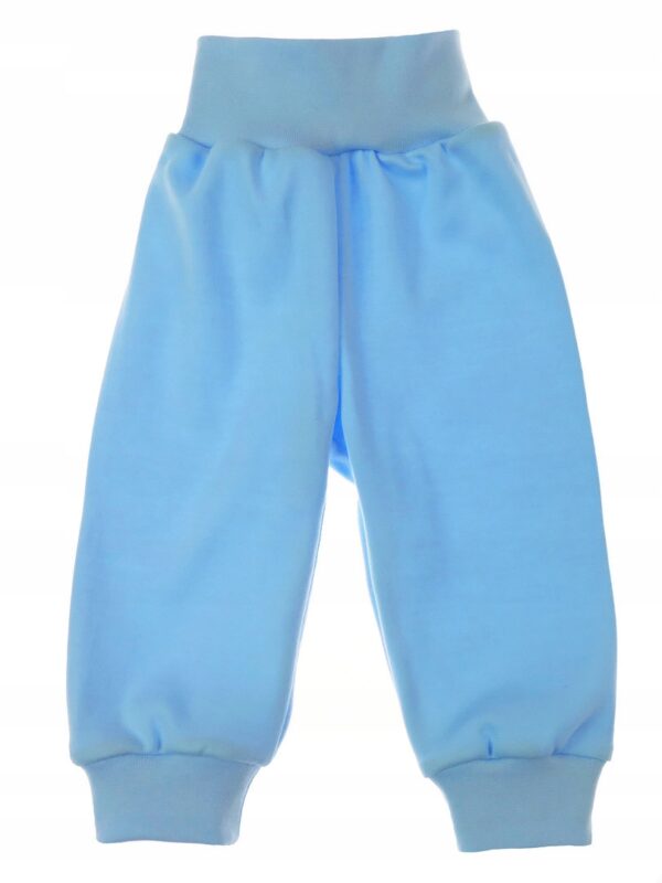 Spodnie bawełniane kolor niebieski