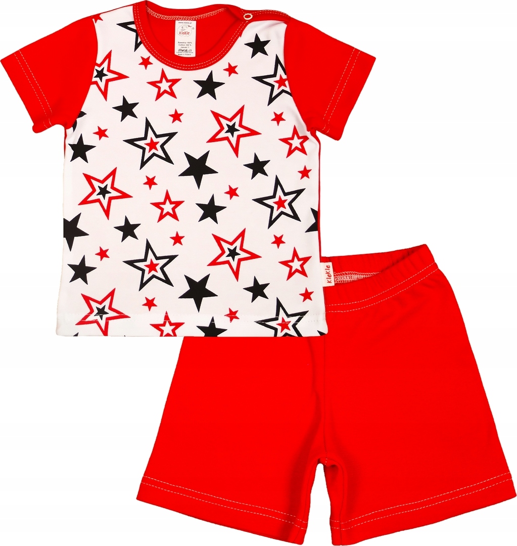Piżama krótki rękaw GWIAZDKI,
